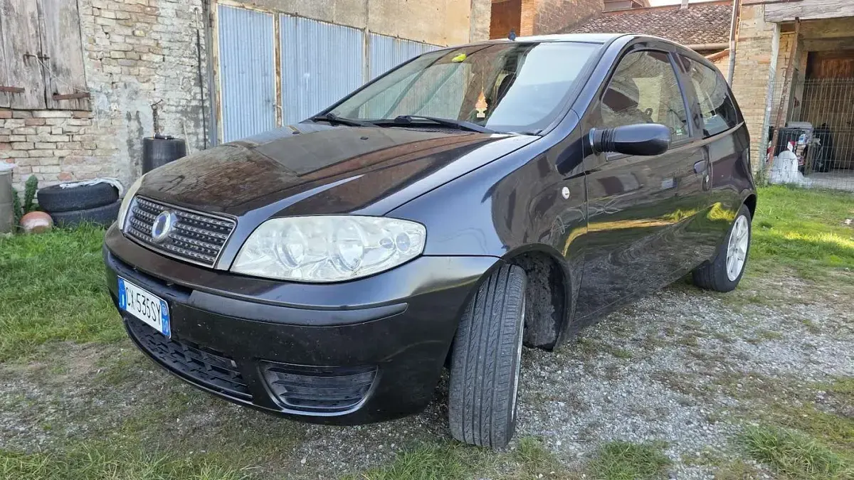 Usata Fiat Punto Active 69 CV (50 kW) 2005 Nero Utilitaria