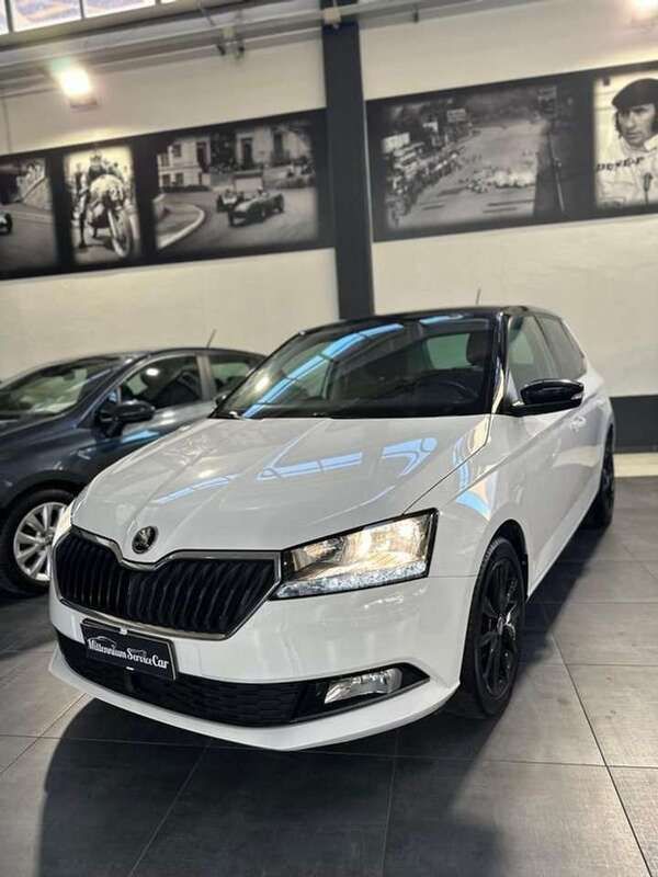 Usata Skoda Fabia Business Line 95 CV (69 kW) 2019 Bianco Utilitaria