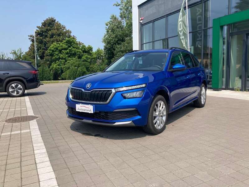 Blu/azzurro Usata 2021 Skoda Kamiq Ambition SUV | 13.900 € (Ottimo prezzo) - Immagine 1/4