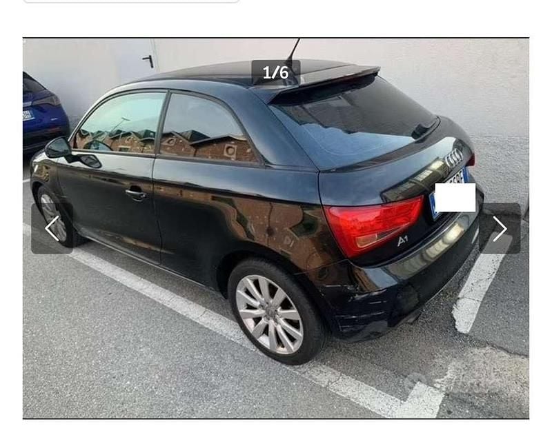 Usata Audi A1 Ambition 86 CV (63 kW) 2010 Nero Utilitaria