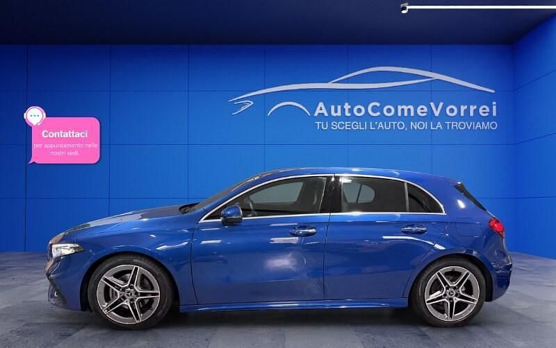 Usata Mercedes A200 Advanced 163 CV (119 kW) 2024 Blu/azzurro Berlina