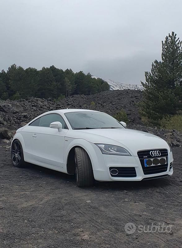 Usata Audi TT S-Line 170 CV (125 kW) 2010 Bianco Coupé