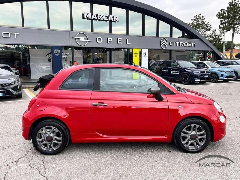 Usata Fiat 500C S 69 CV (50 kW) 2017 Rosso Cabrio