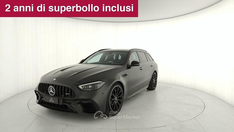 Gray Nuova 2025 Mercedes C63S AMG Premium Station wagon | 119.000 € - Immagine 1/4