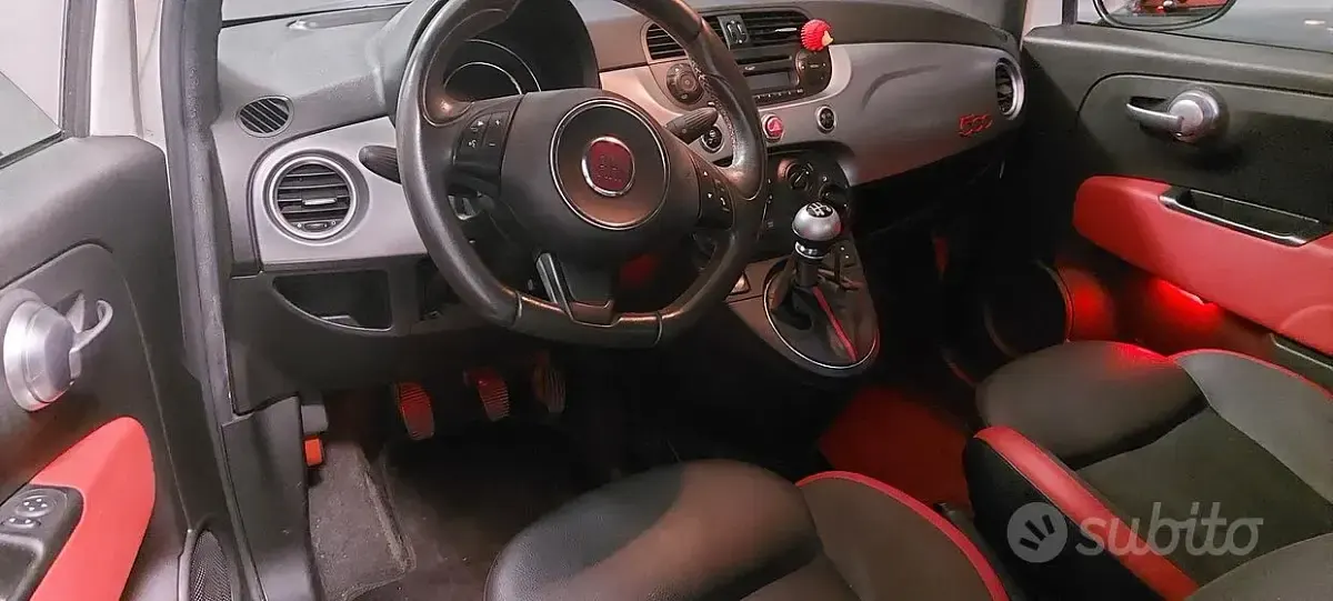 Usata Fiat 500 Sport 69 CV (50 kW) 2014 Bianco Utilitaria