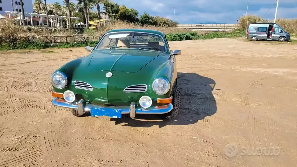 Usata VW Karmann Ghia Karmann 1970 Verde Coupé