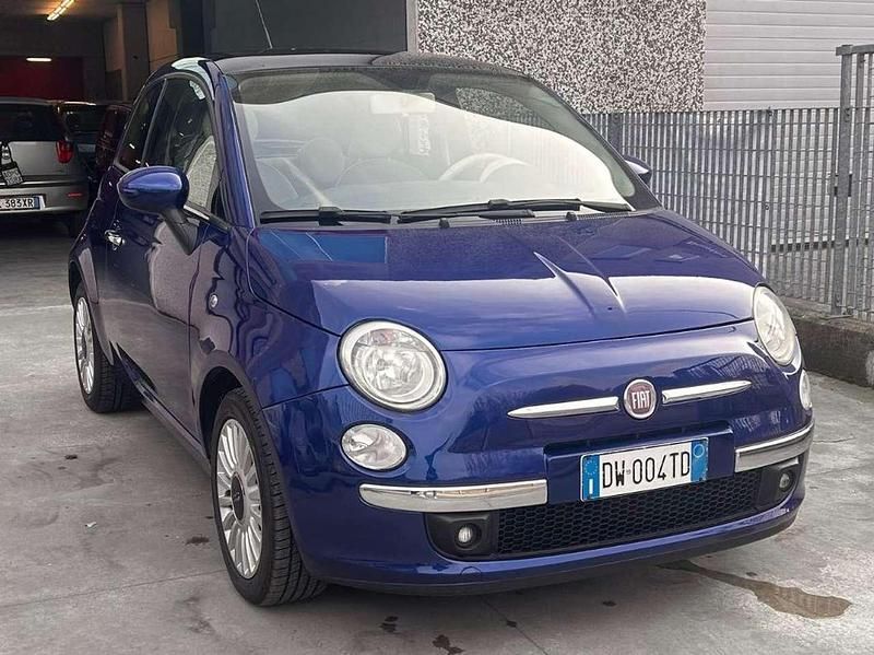 Usata Fiat 500 69 CV (50 kW) 2009 Blu/azzurro Cabrio