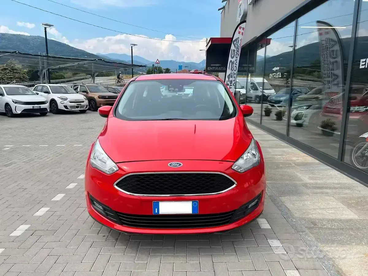 Usata Ford C-MAX Titanium S 120 CV (88 kW) 2018 Rosso Monovolume