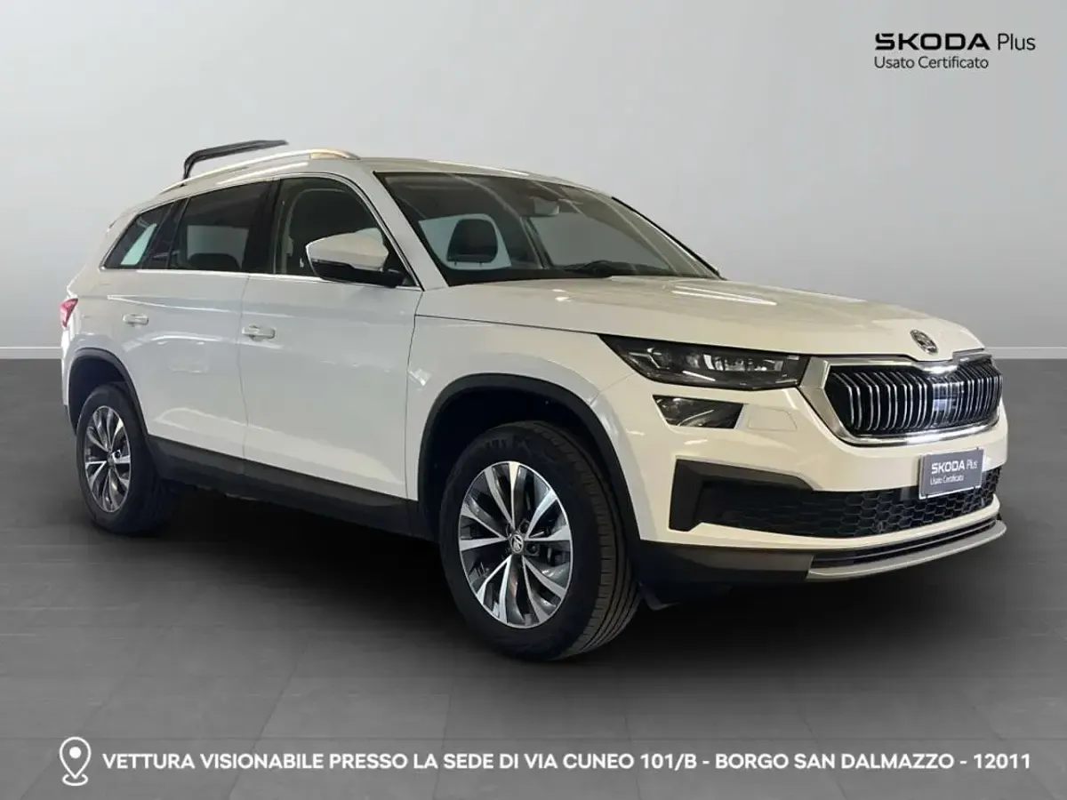 Usata Skoda Kodiaq Style 150 CV (110 kW) 2024 0q bianco puro SUV