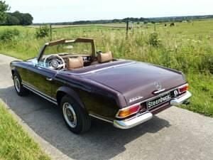 Usata Mercedes SL280 170 CV (125 kW) 1971 Rosso Cabrio