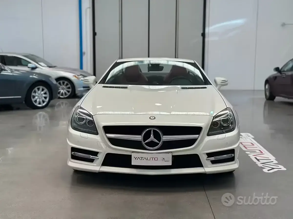 Brugt Mercedes SLK250 Premium 204 HK (150 kW) 2012 Hvid Cabriolet