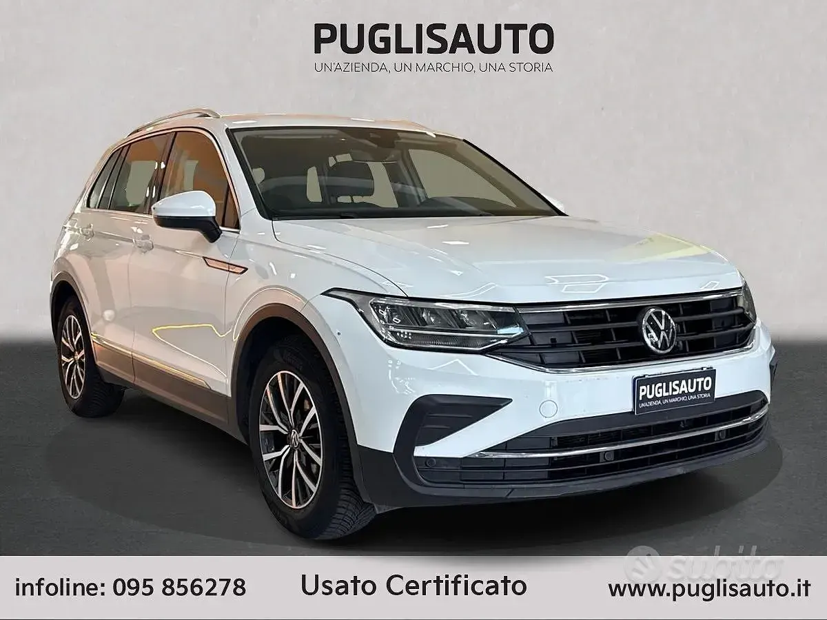 Usata VW Tiguan Life 122 CV (89 kW) 2021 Bianco SUV