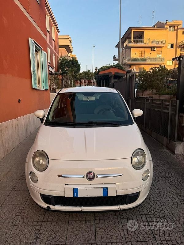 Usata Fiat 500 Sport 75 CV (55 kW) 2009 Bianco Cabrio