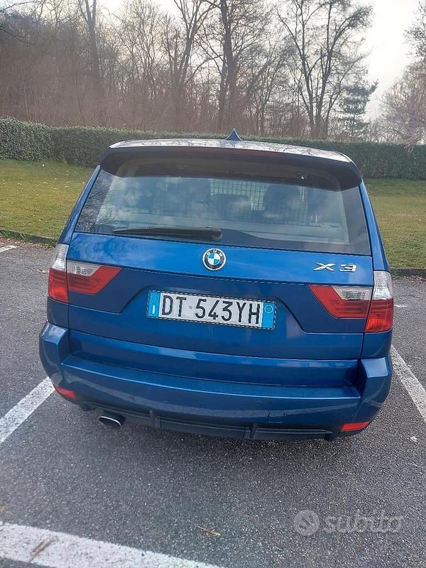 Usata BMW X3 2008 Blu SUV