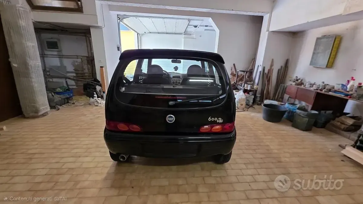Usata Fiat 600 54 CV (39 kW) 2007 Nero Utilitaria