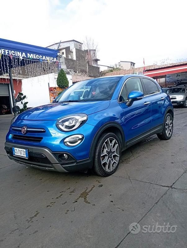 Usata Fiat 500X 105 CV (77 kW) 2019 Blu SUV