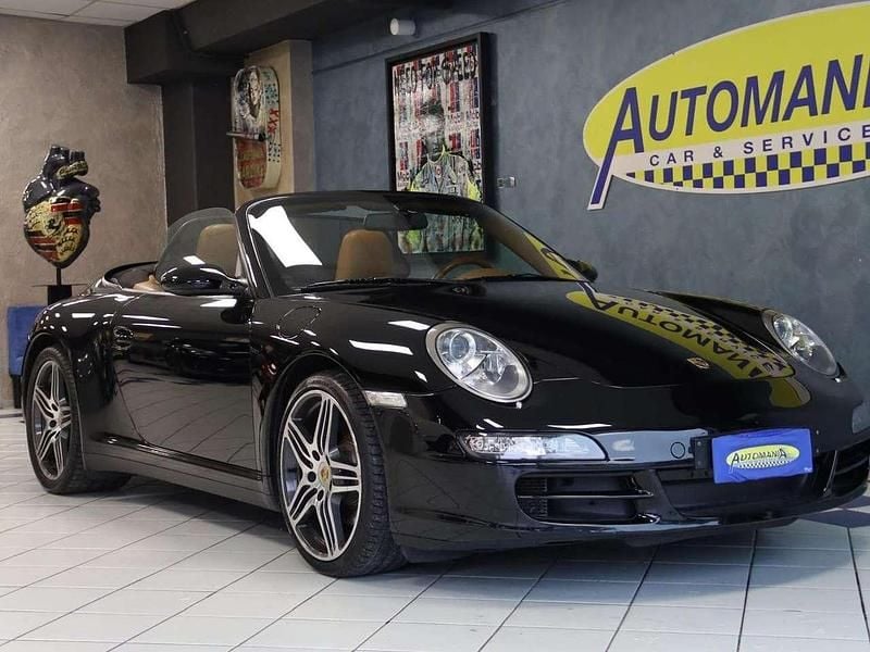 Nero Usata 2006 Porsche 911 Carrera 4S Cabriolet Cabrio | 69.990 € (Buon prezzo) - Immagine 1/4