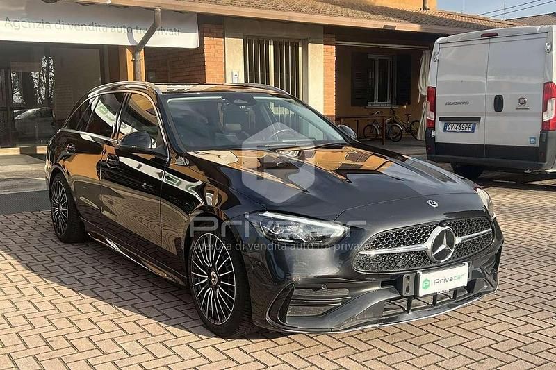 Usata Mercedes C220 Premium Plus 200 CV (147 kW) 2023 Nero Station wagon