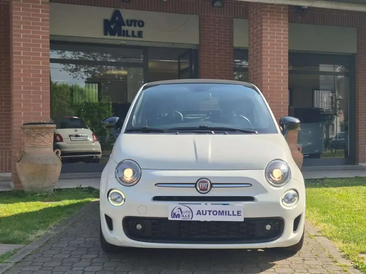 Usata Fiat 500C Sport 69 CV (50 kW) 2021 Bianco Cabrio
