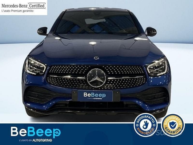 Usata Mercedes GLC220 Premium 194 CV (142 kW) 2023 Blu metallizzato Coupé