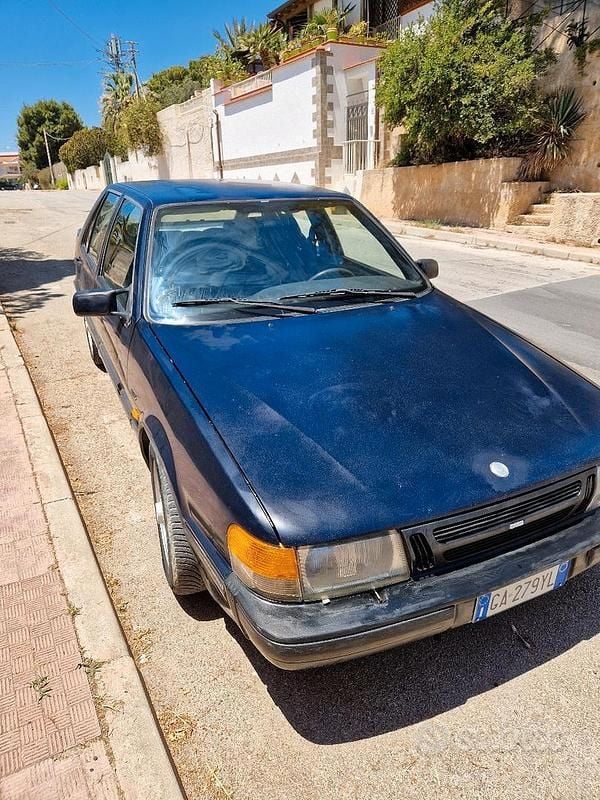 Usata Saab 9000 1989 Blu Berlina