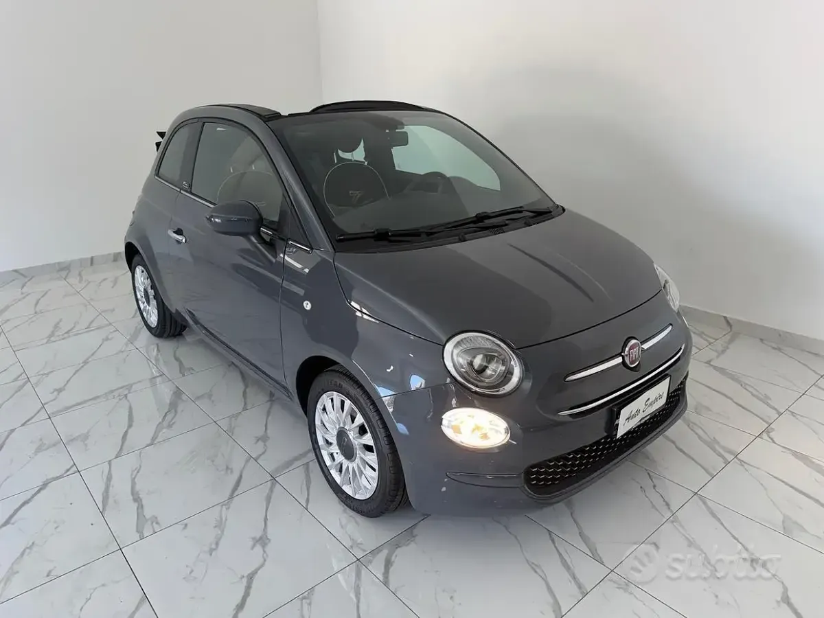 Usata Fiat 500 69 CV (50 kW) 2019 Grigio Cabrio