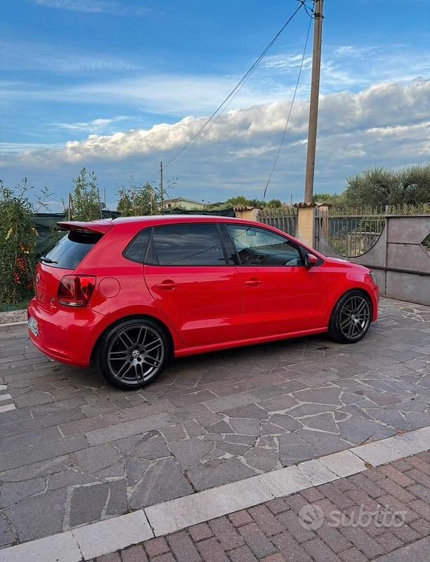 Usata VW Polo 75 CV (55 kW) 2009 Rosso Utilitaria
