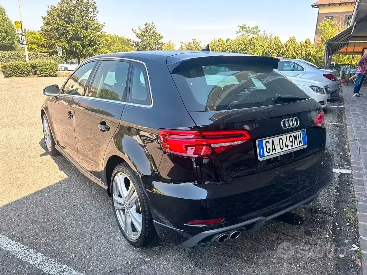 Usata Audi A3 S-Line 150 CV (110 kW) 2020 Nero Berlina