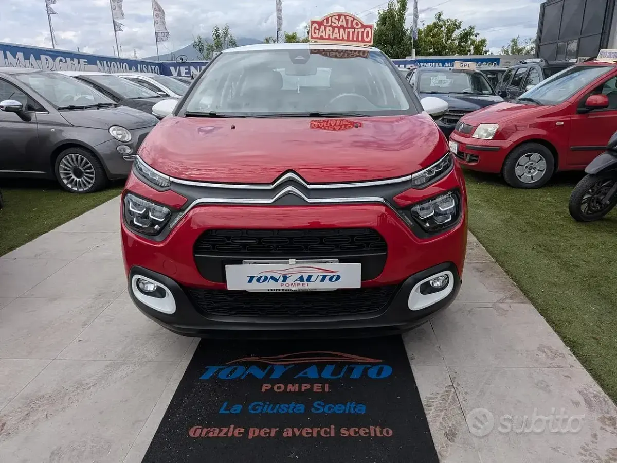 Usata Citroën C3 PureTech 83 CV (61 kW) 2020 Rosso Utilitaria