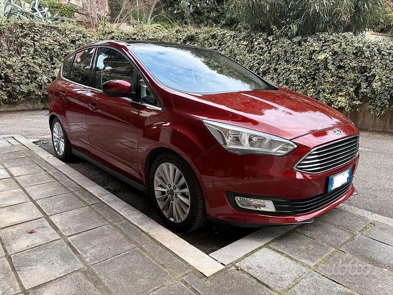 Usata Ford C-MAX 120 CV (88 kW) 2015 Rosso Monovolume