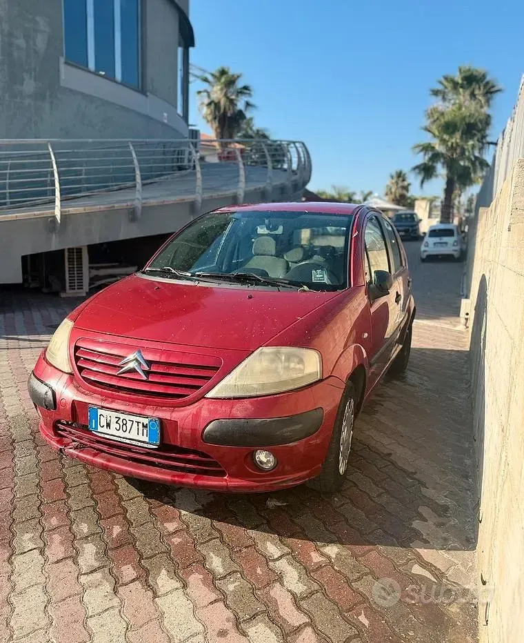 Usata Citroën C3 60 CV (44 kW) 2005 Rosso Utilitaria