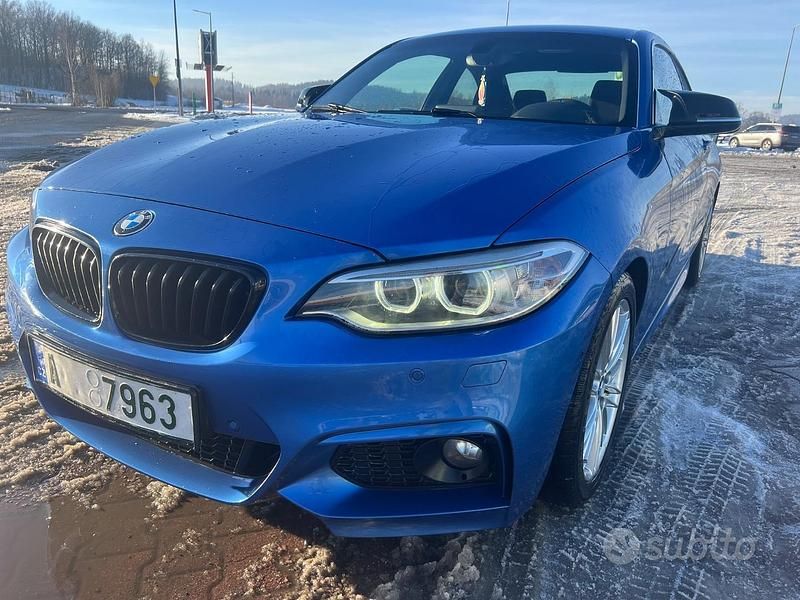 Usata BMW 220 M Sport 2016 Blu Coupé
