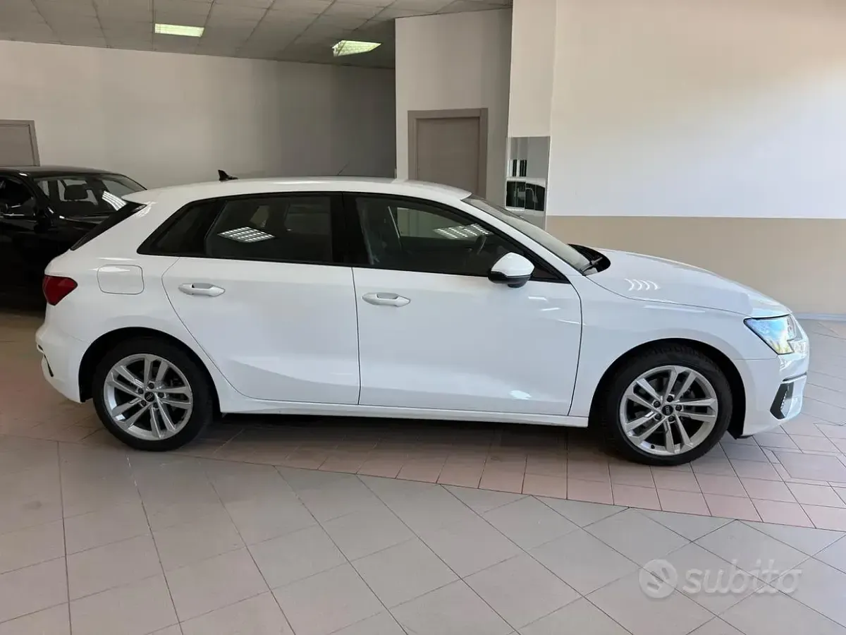 Usata Audi A3 150 CV (110 kW) 2021 Bianco Berlina