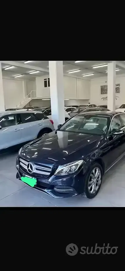 Usata Mercedes C220 95 CV (69 kW) 2015 Blu Berlina