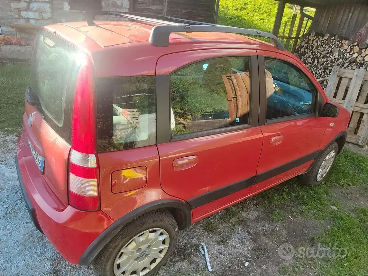 Usata Fiat Panda 4x4 60 CV (44 kW) 2006 Rosso Utilitaria