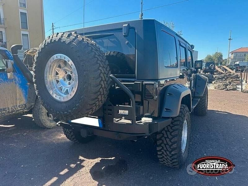 Usata Jeep Wrangler Unlimited Rubicon 177 CV (130 kW) 2008 Nero SUV