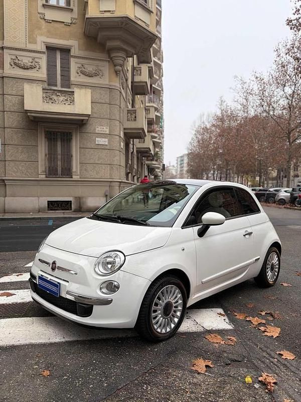 Usata Fiat 500 Lounge 69 CV (50 kW) 2014 Bianco Utilitaria