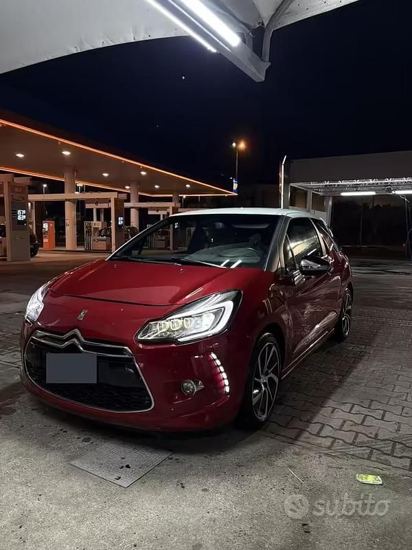 Usata Citroën DS3 165 CV (121 kW) 2016 Rosso Utilitaria