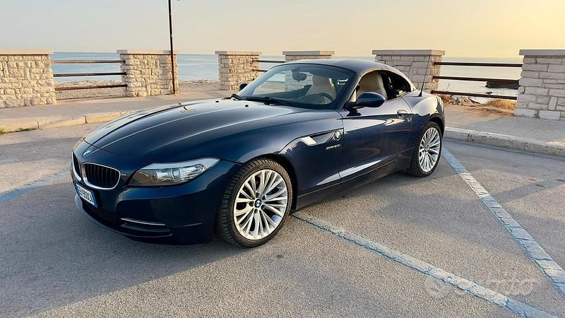 Usata BMW Z4 204 CV (150 kW) 2010 Blu Cabrio
