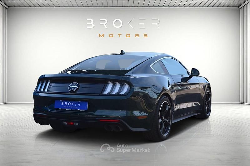 Begagnad Ford Mustang GT Bullitt 460 HK (338 kW) 2020 Grön Sportkupé