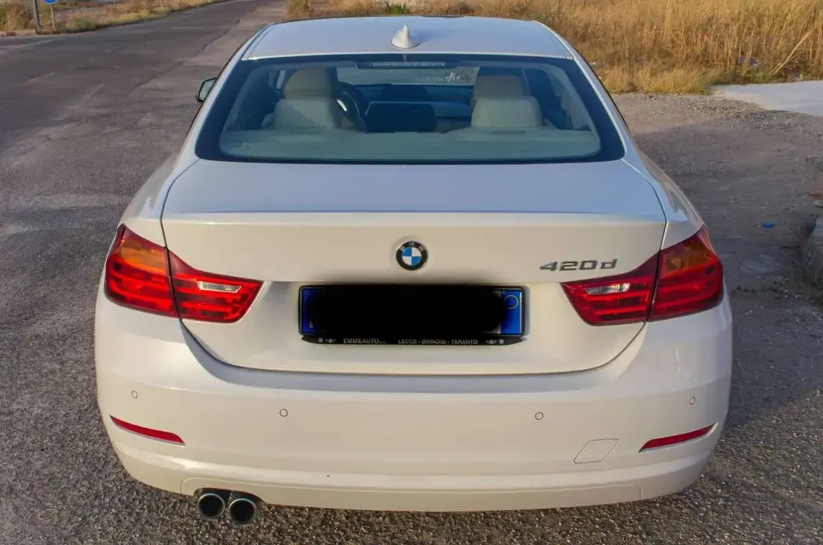 Usata BMW 420 Coupé Efficient Dynamics 190 CV (139 kW) 2015 Bianco Coupé