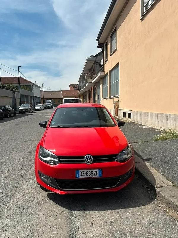Usata VW Polo 105 CV (77 kW) 2010 Rosso Utilitaria