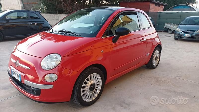 Usata Fiat 500 69 CV (50 kW) 2008 Rosso Berlina