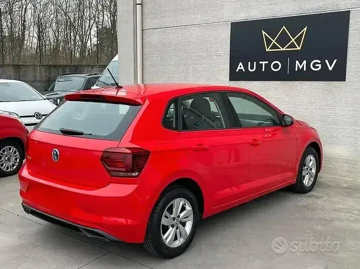 Usata VW Polo Highline 95 CV (69 kW) 2019 Rosso Utilitaria