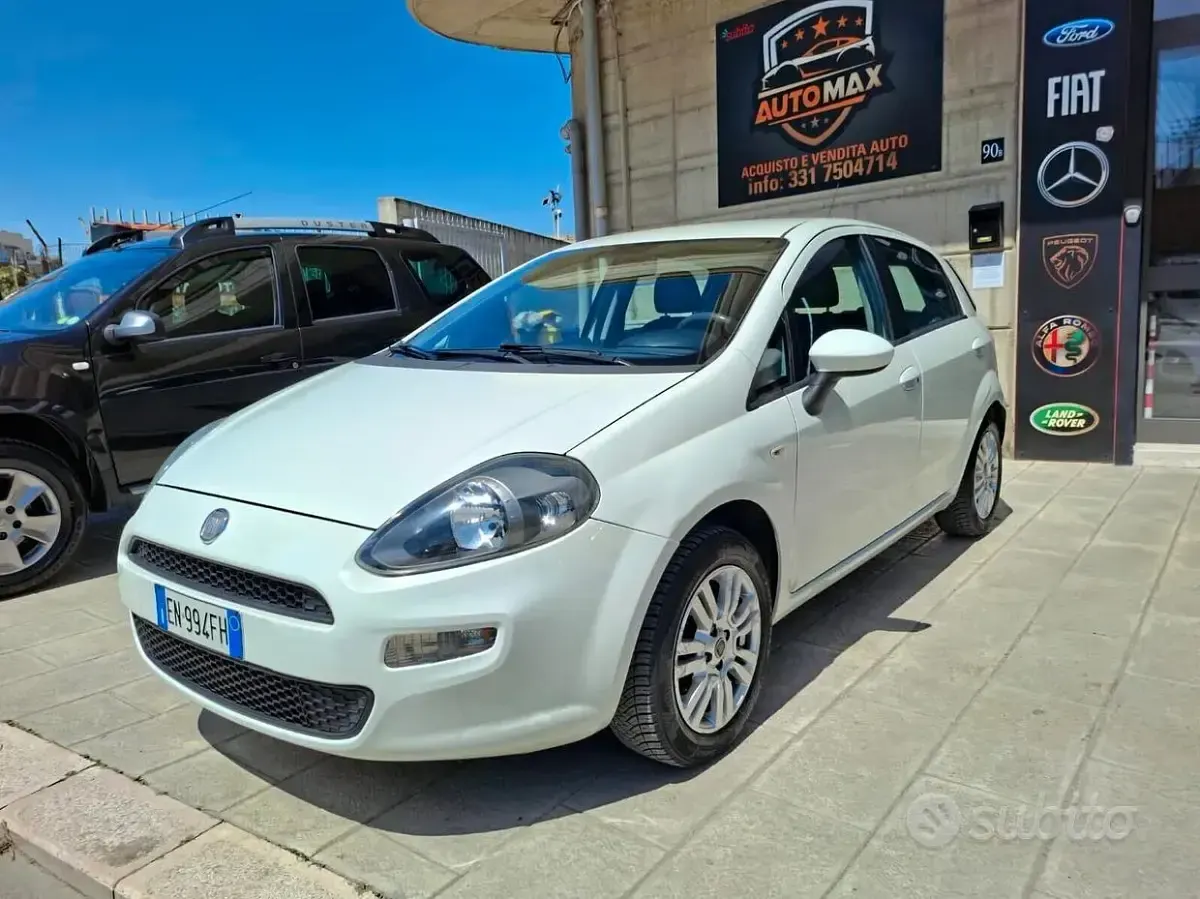 Brugt Fiat Punto Easy 69 HK (50 kW) 2012 Hvid Hatchback