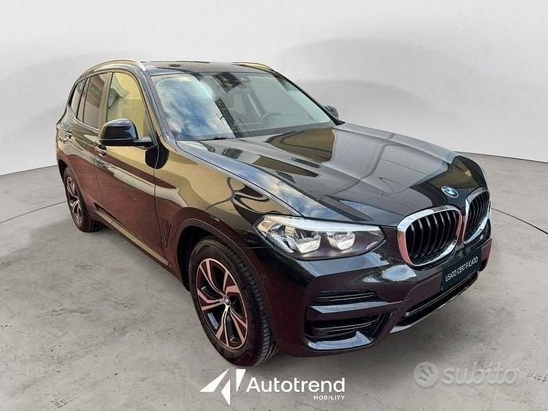 Usata BMW X3 Advantage 190 CV (139 kW) 2020 Nero SUV