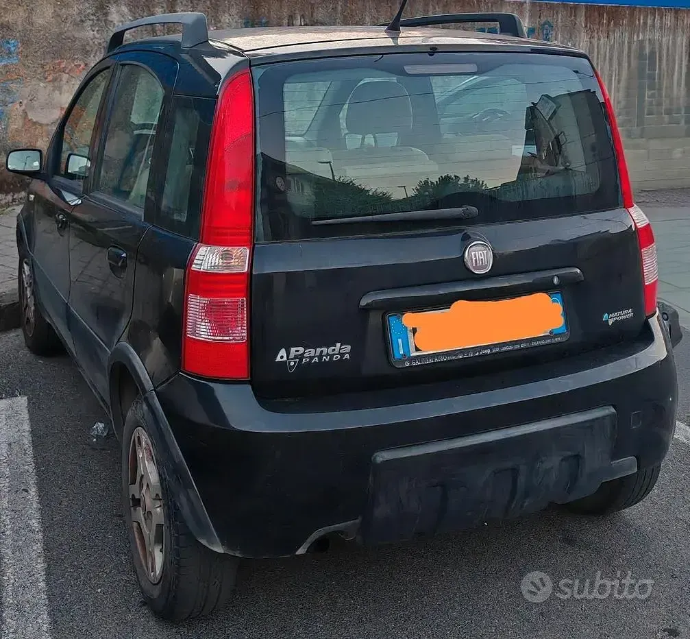 Usata Fiat Panda Climbing 60 CV (44 kW) 2009 Nero Utilitaria