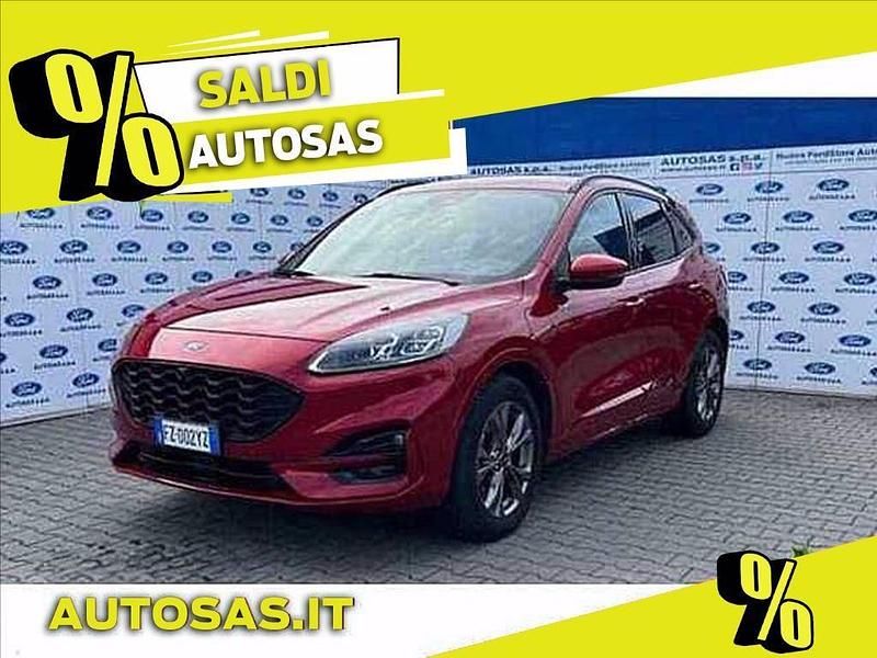 Usata Ford Kuga ST-Line X 225 CV (165 kW) 2020 Rosso metallizzato SUV