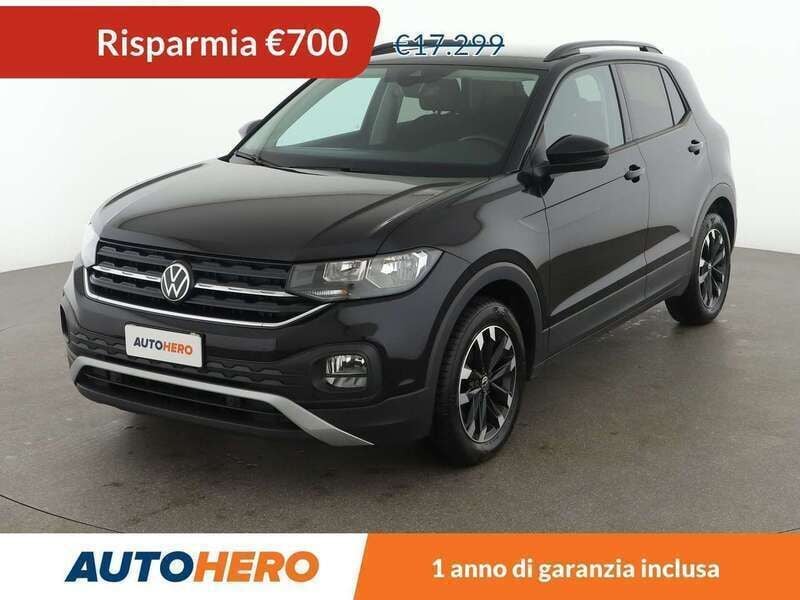 Nero Usata 2022 VW T-Cross Style SUV | 16.599 € (Buon prezzo) - Immagine 1/3