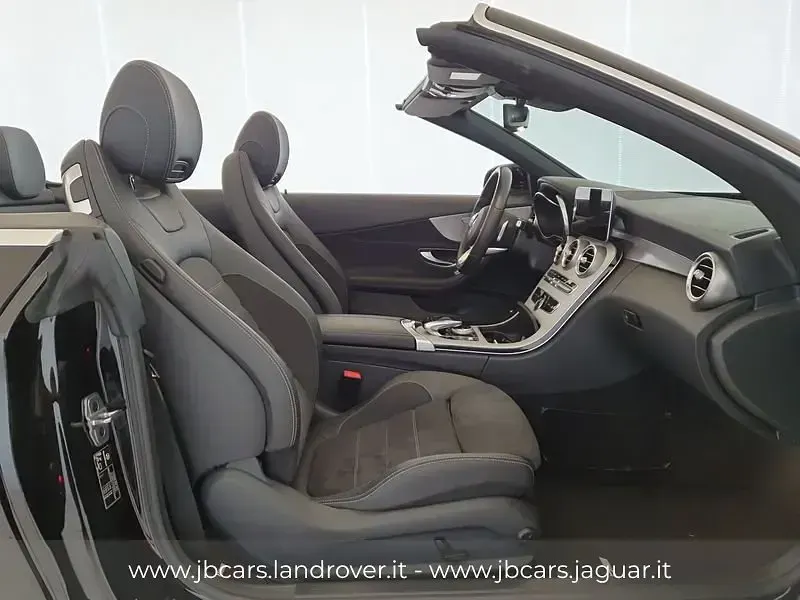 Usata Mercedes C200 Premium Plus 184 CV (135 kW) 2019 Nero Cabrio